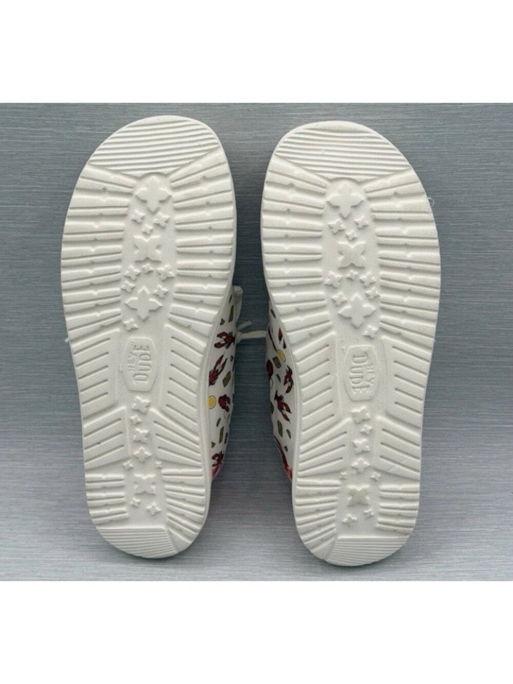 Hey Dude Wendy Women's Size 9 Shoes Crawfish Boil Cajun Novelty Seafood Boil - Picture 7 of 8